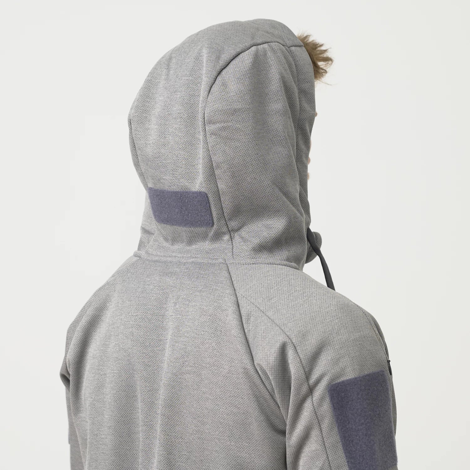 Helikon-Tex URBAN TACTICAL HOODIE mikina FullZip, Melange Black-Grey – detail 5