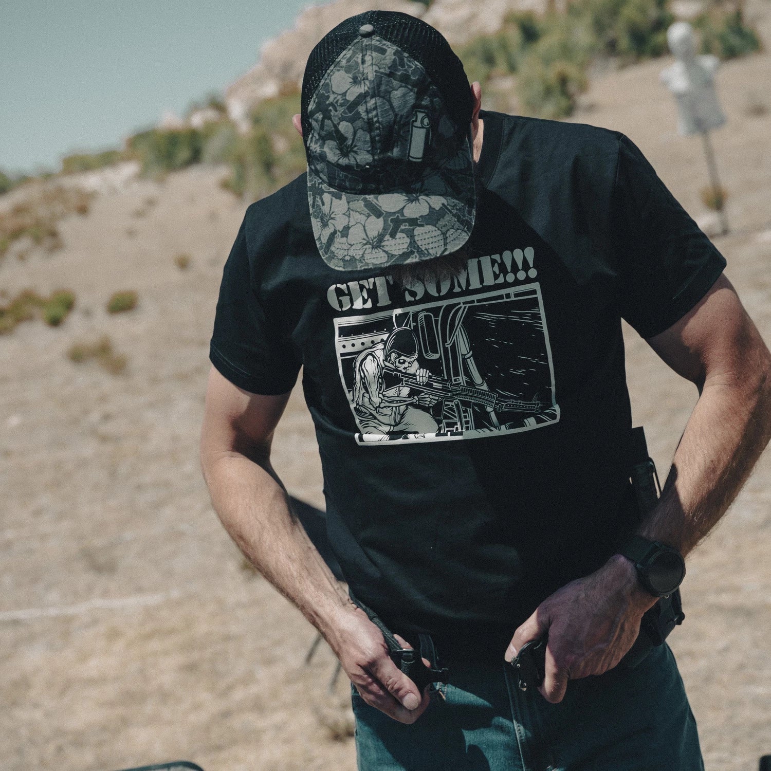 Helikon-Tex Hawaiian Trucker šiltovka, Dark Ops