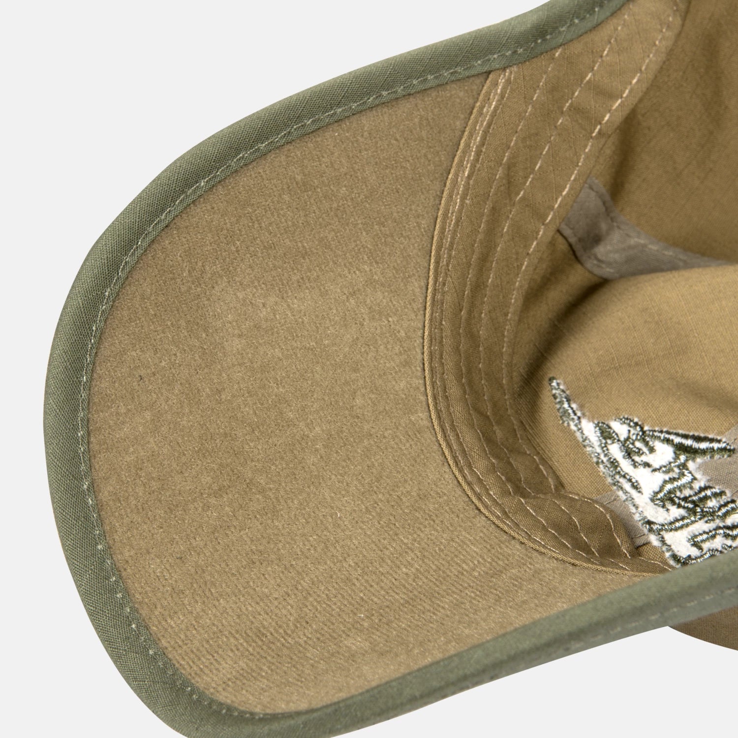 Helikon-Tex šiltovka PolyCotton Ripstop logom, Coyote / Olive Green – detail 3