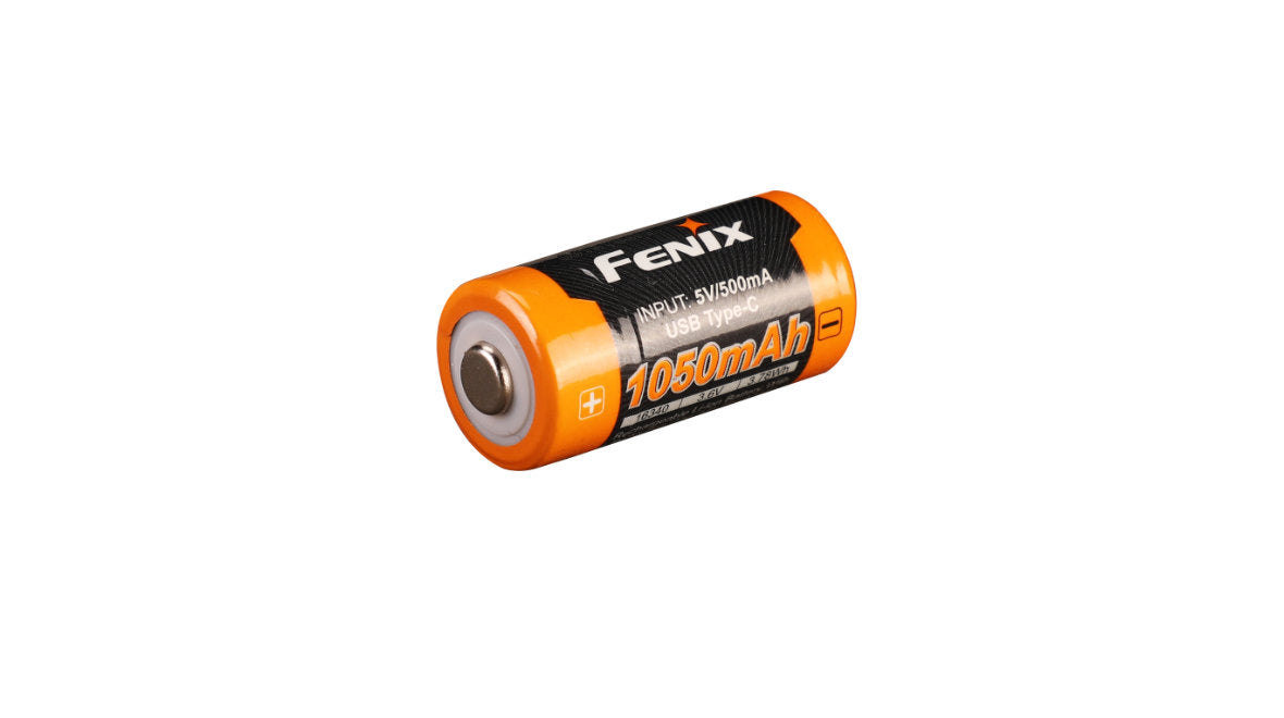 Fenix RCR123A 1050 mAh USB-C (Li-ion) nabíjacia batéria