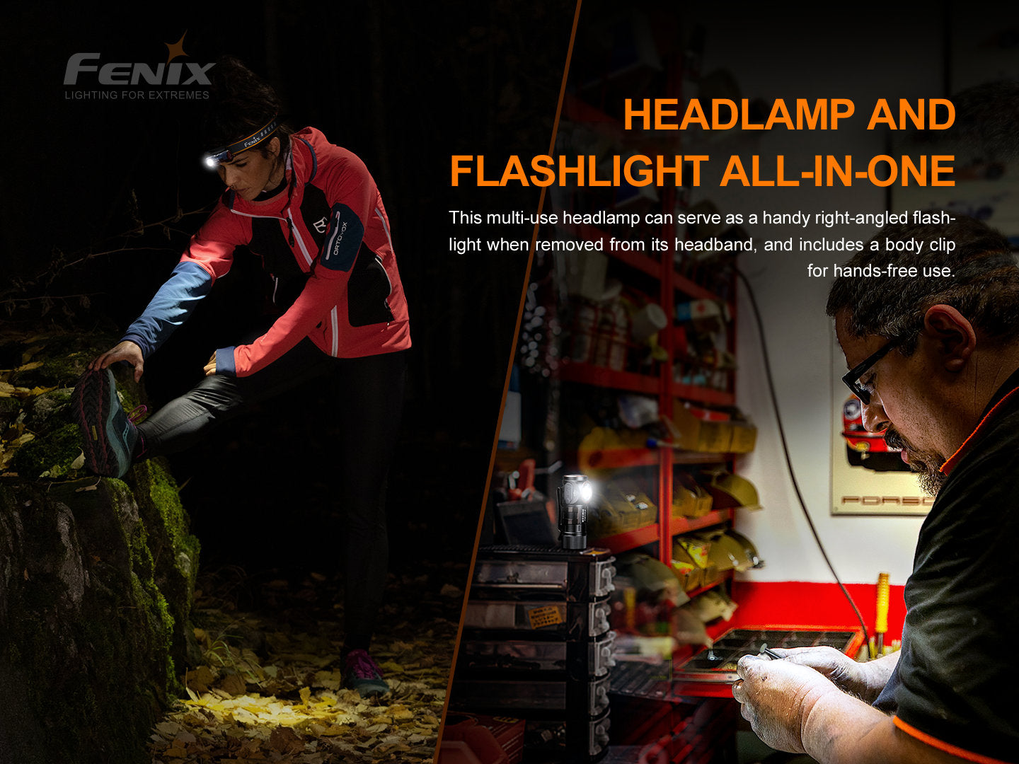 Fenix HM51R Ruby V3.0 nabíjateľná čelovka, celočierna