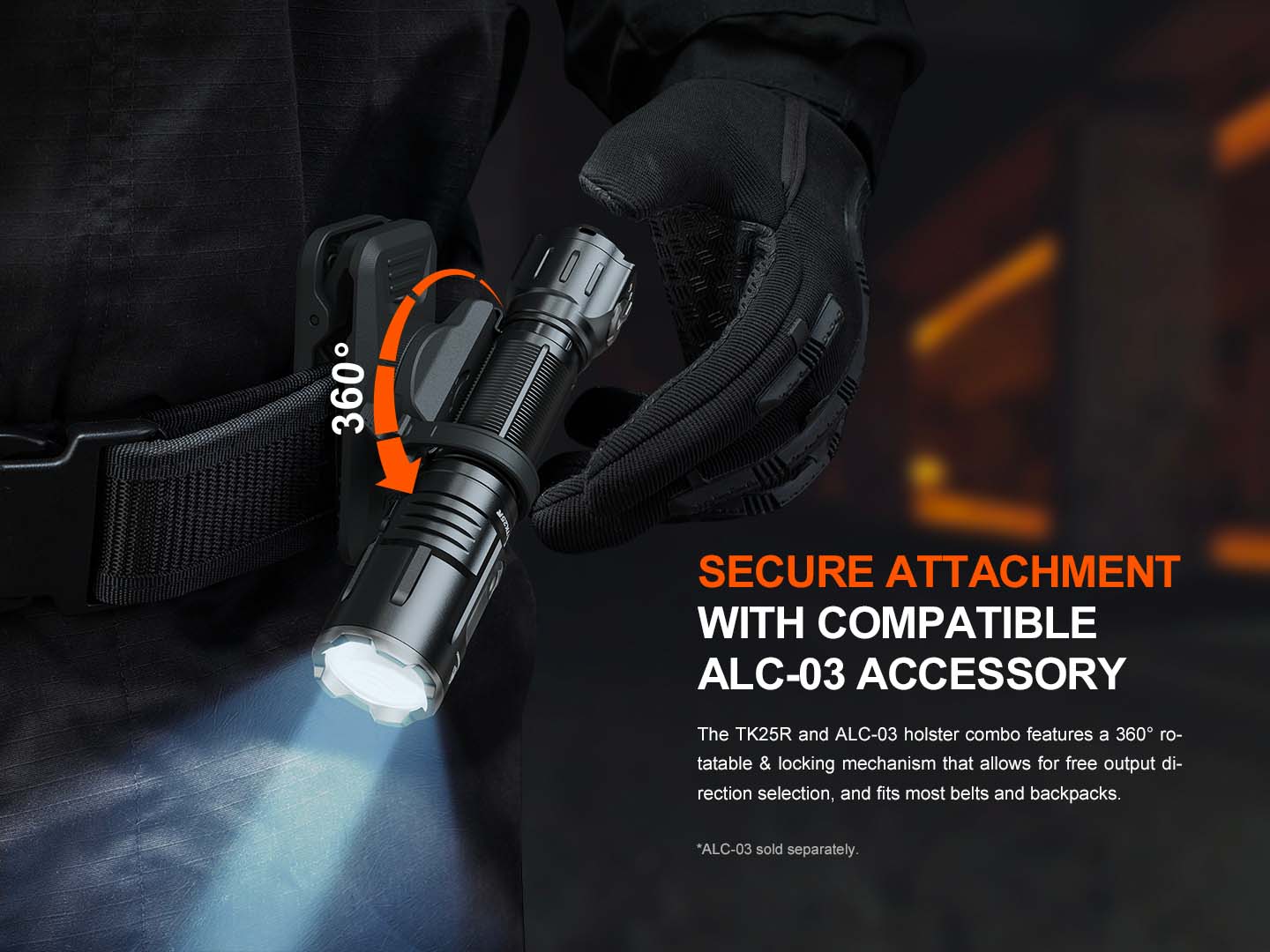 Fenix TK25R nabíjateľné svietidlo