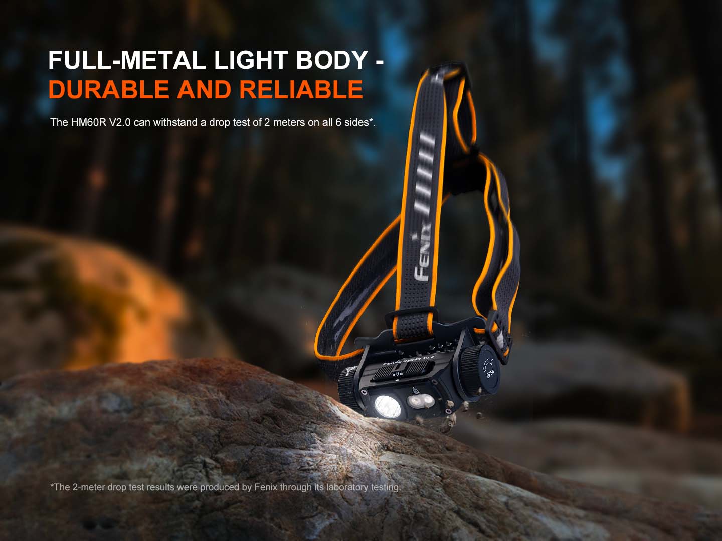 Fenix HM60R V2.0 nabíjateľná čelovka