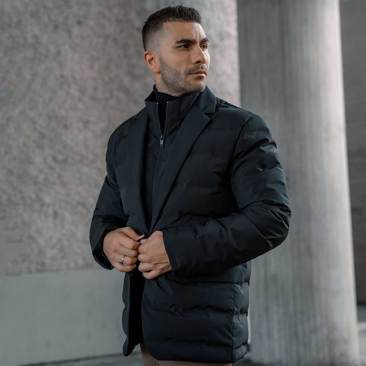 Pentagon Alpha men's blazer-style jacket, Cinder grey