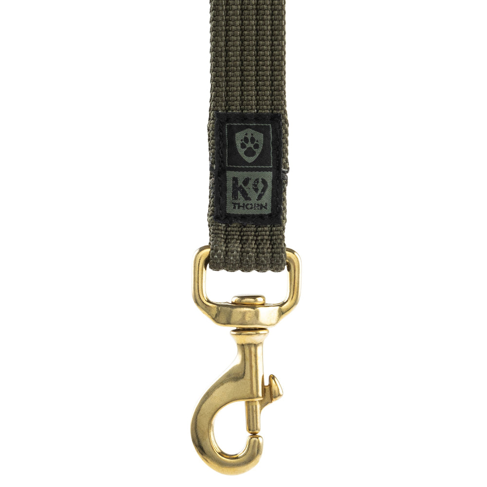 K9 Thorn povodec 30cm, olivno zelena