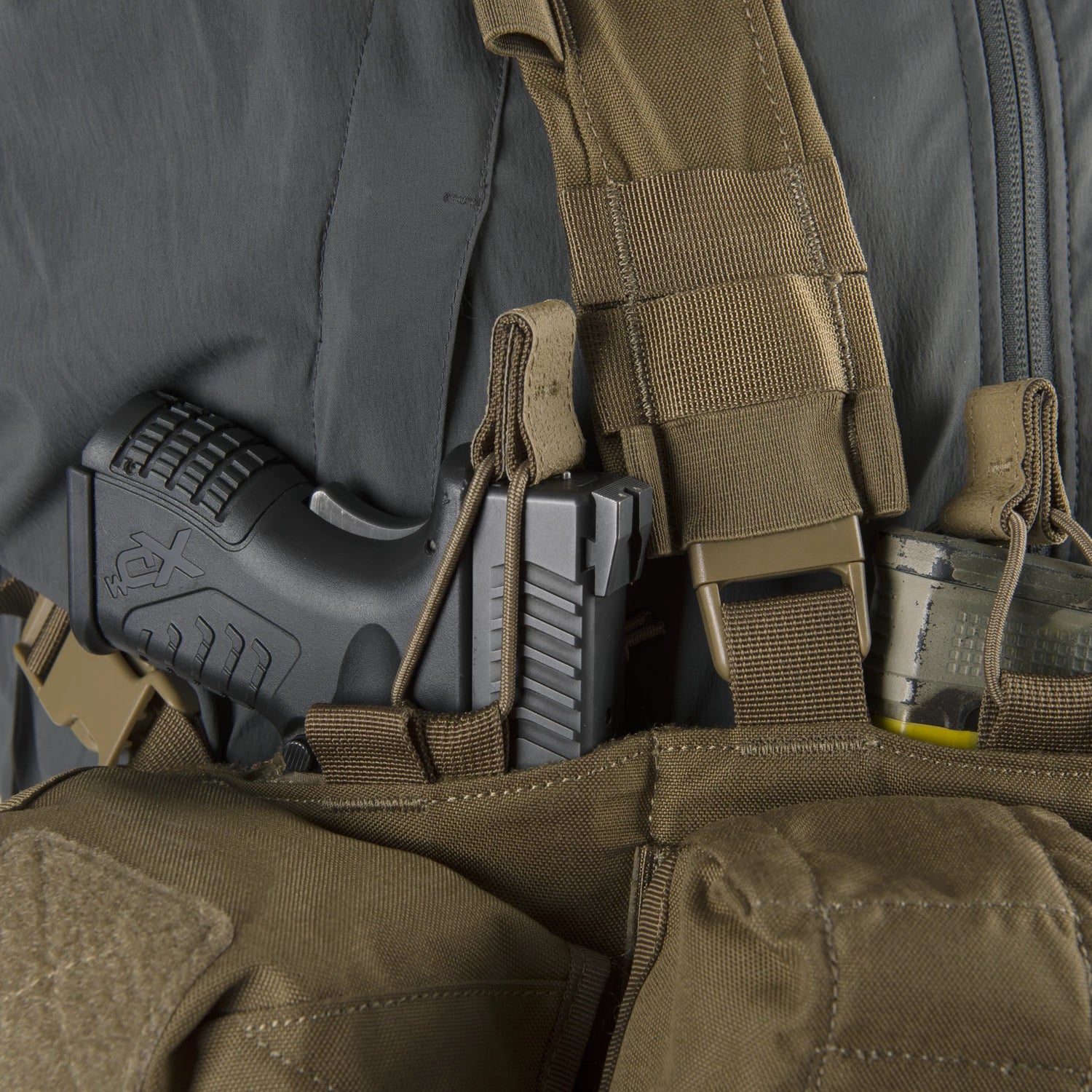 Helikon-Tex Guardian Chest Rig® univerzálna platforma na nosenie zásoby munície a vybavenia, Olive Green – detail 10