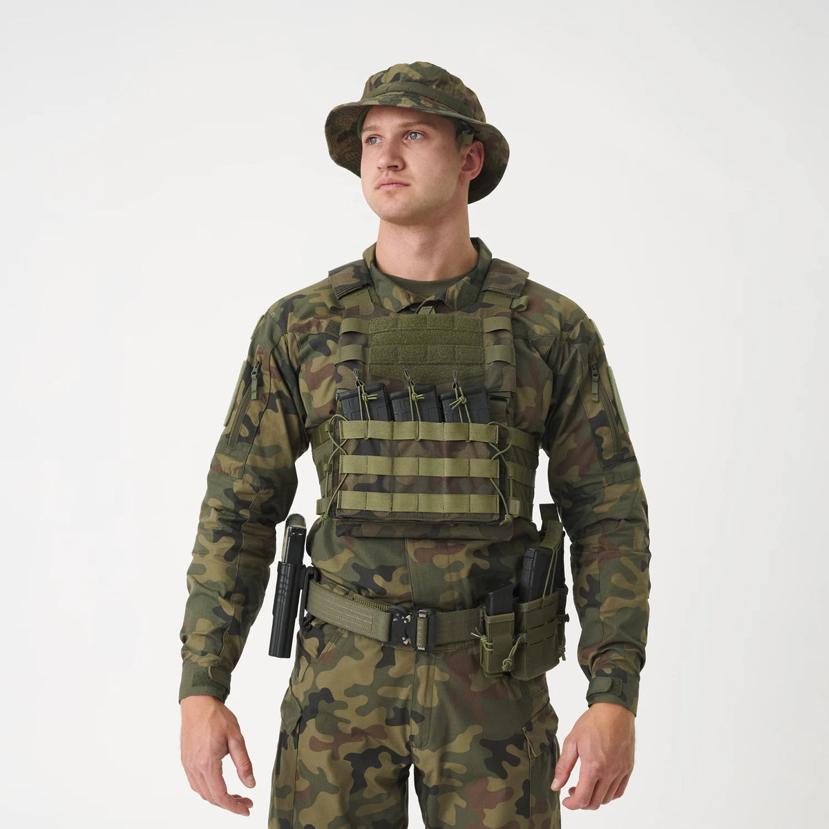 Helikon-Tex Guardian Military Set nosič plátov, Olive Green – detail 3