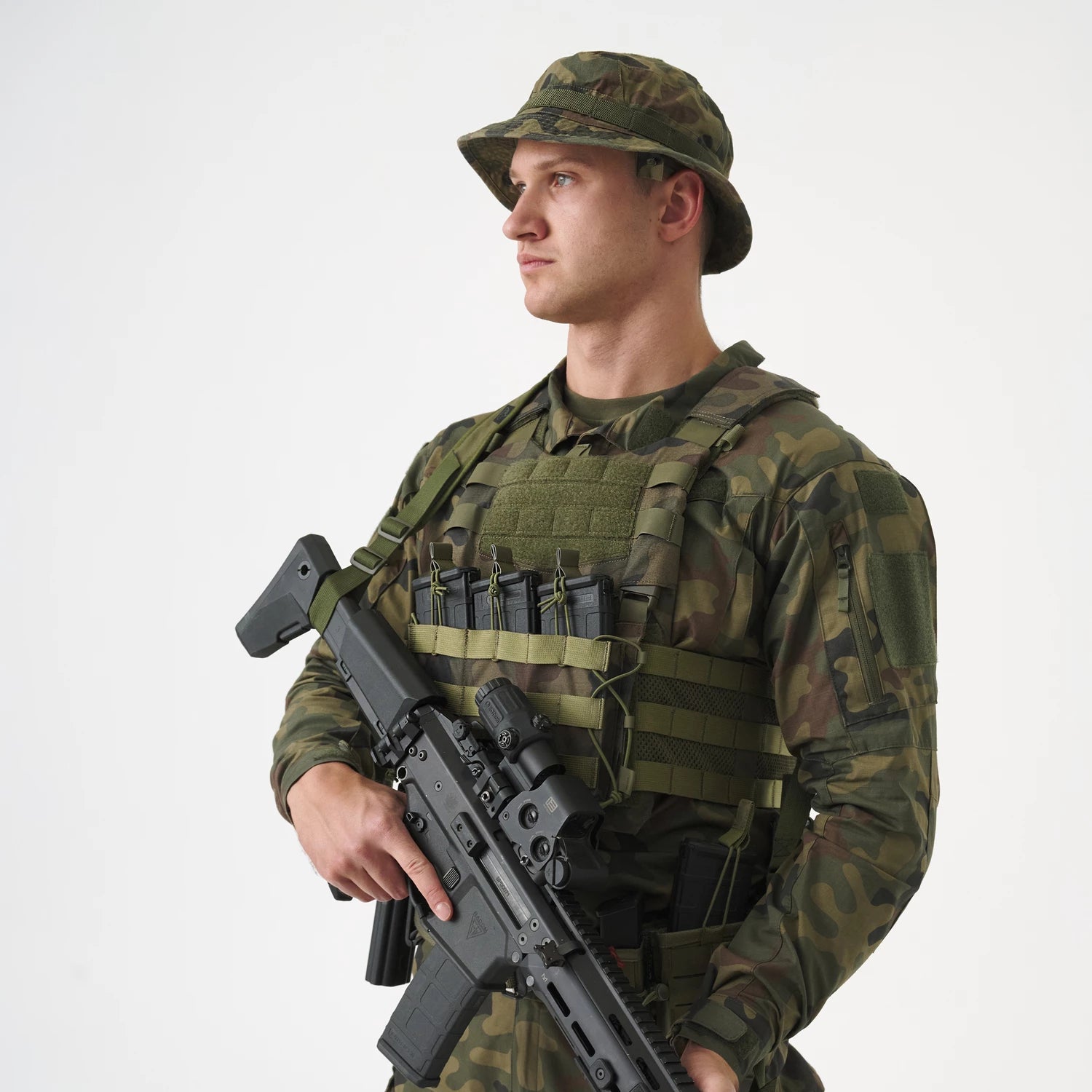 Helikon-Tex Guardian Military Set nosič plátov - PL Woodland – detail 8