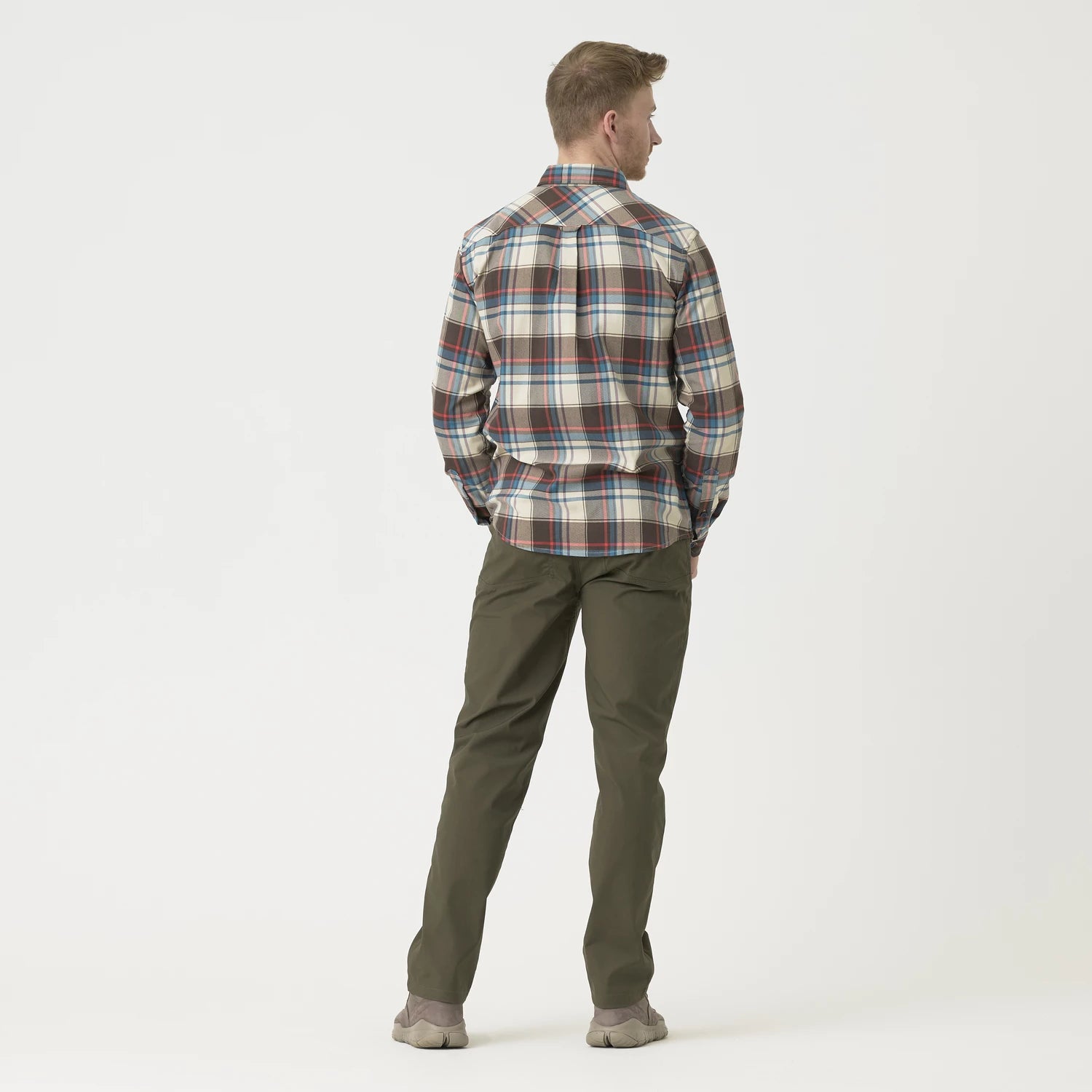 Helikon-Tex GreyMan košeľa Coral Crimson Checkered – detail 5