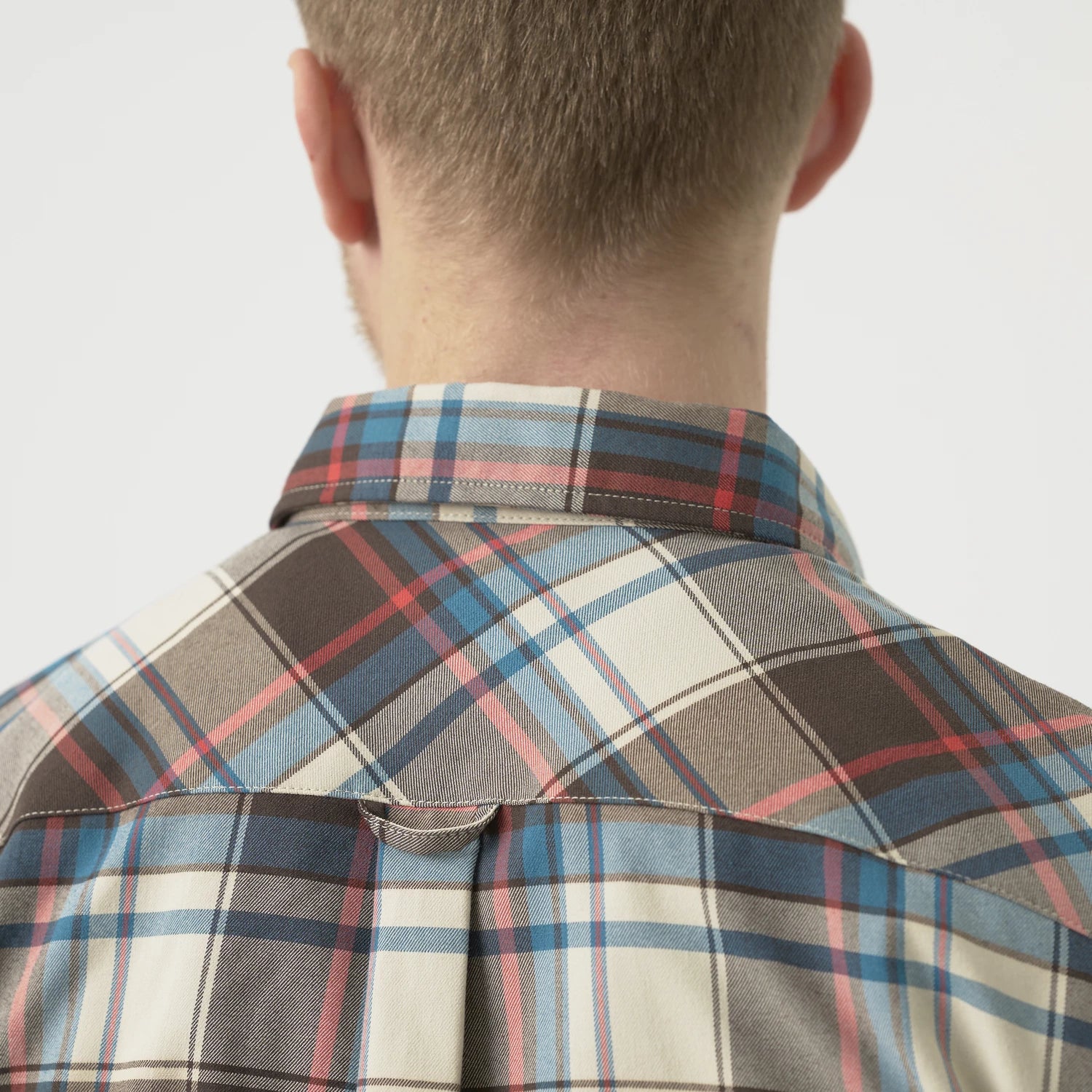 Helikon-Tex GreyMan košeľa Coral Crimson Checkered – detail 12