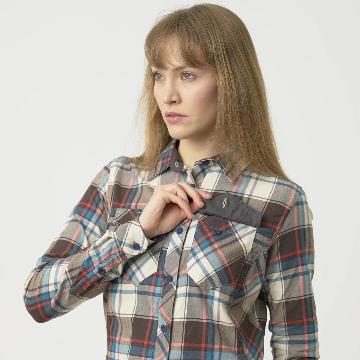 Helikon-Tex Marigold košeľa dámska - Foggy Meadow Plaid – detail 11