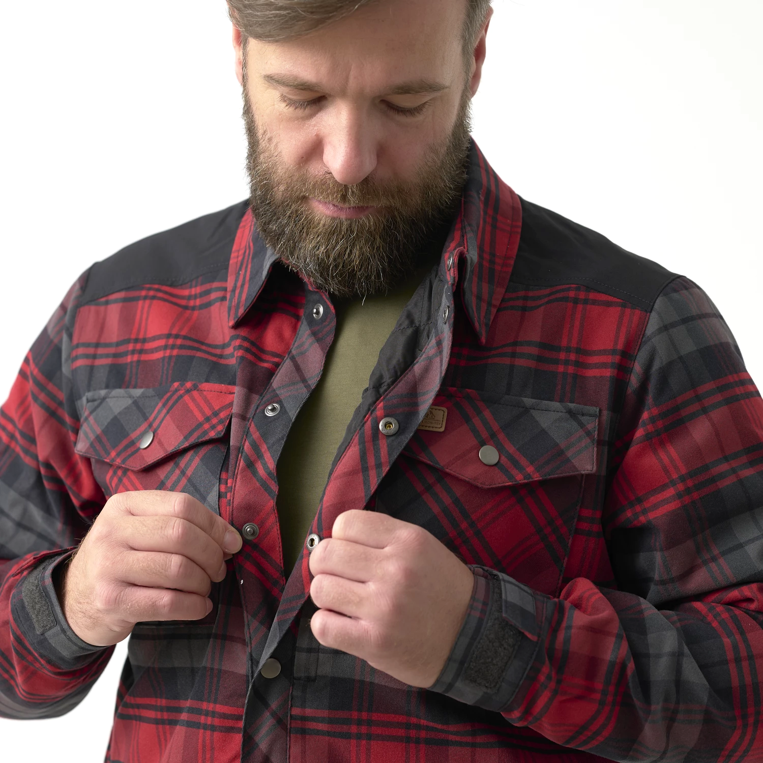 Helikon-Tex Warden zimná košeľa, Forest Blue Plaid
