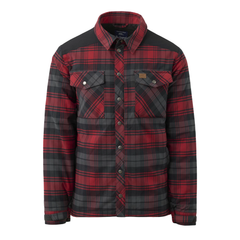 Helikon-Tex Warden χειμερινό πουκάμισο, Slate Crimson Plaid