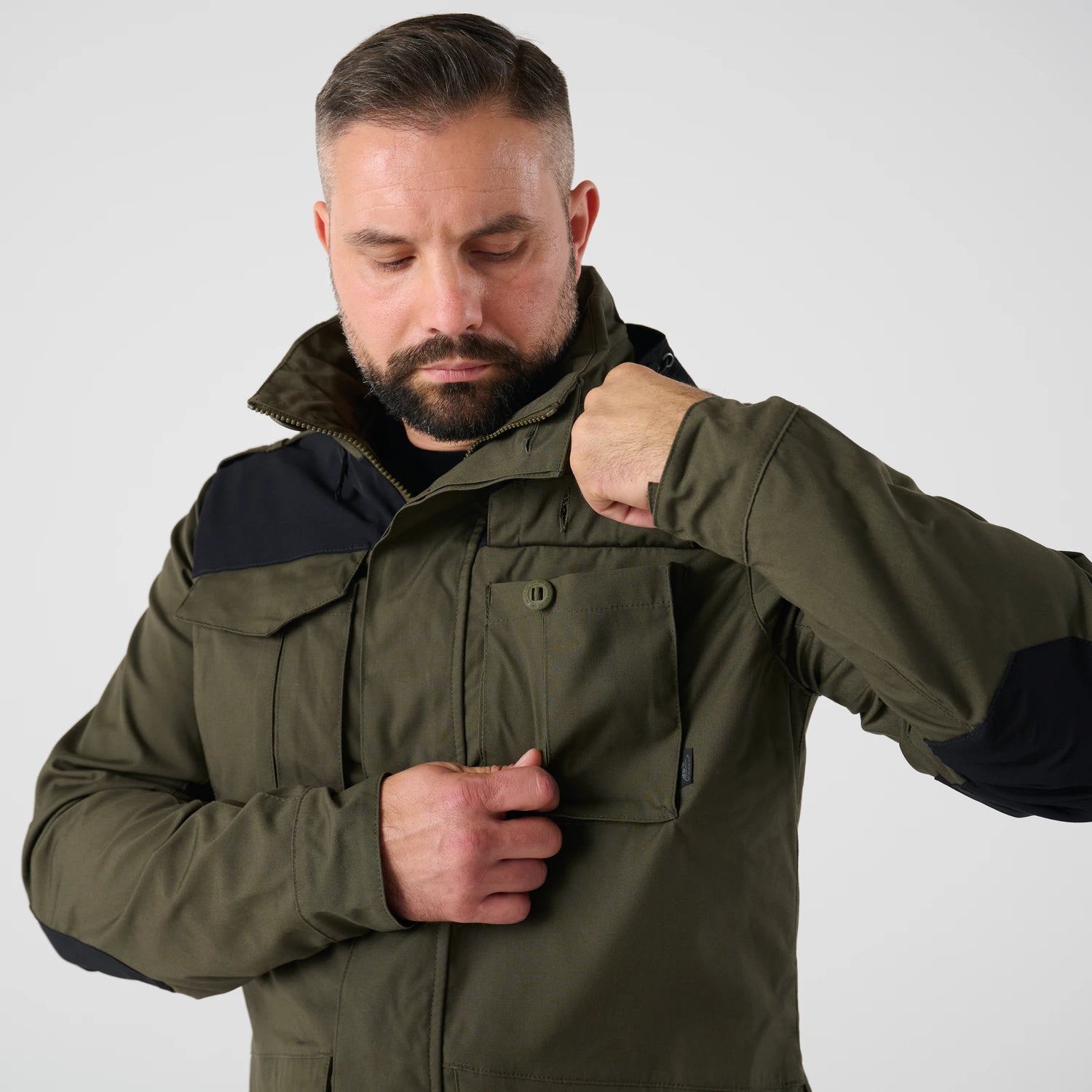 Helikon-Tex COVERT M-65 kabát JACKET, ash grey – detail 1