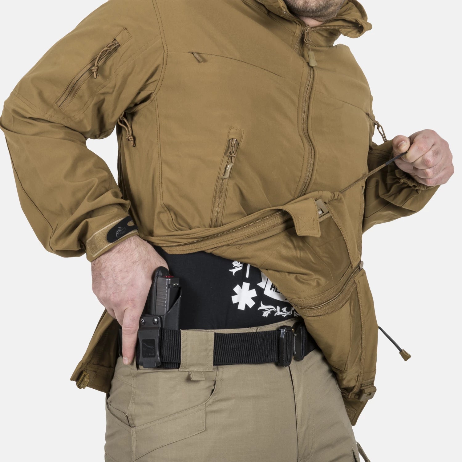 Helikon-Tex COUGAR QSA™ + HID™ Soft Shell bunda, Navy Blue – detail 6