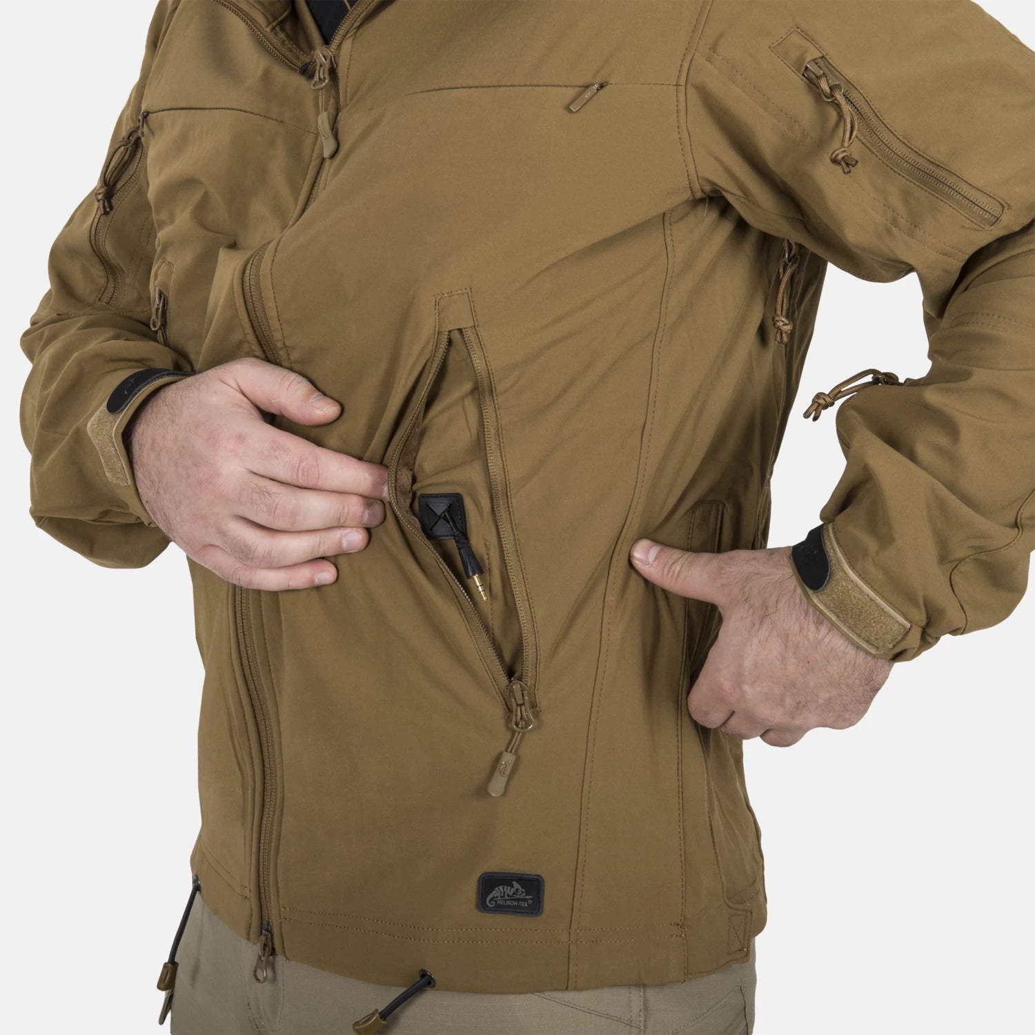 Helikon-Tex COUGAR QSA™ + HID™ Soft Shell bunda, Navy Blue – detail 11