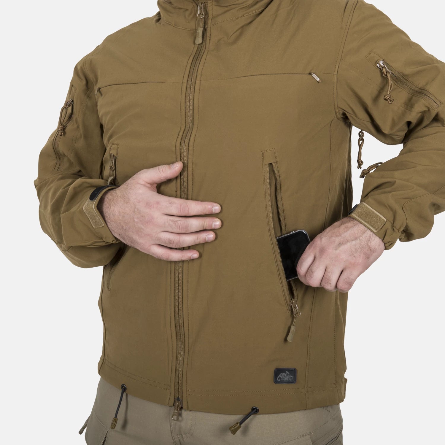 Helikon-Tex COUGAR QSA™ + HID™ Soft Shell bunda, Navy Blue – detail 12