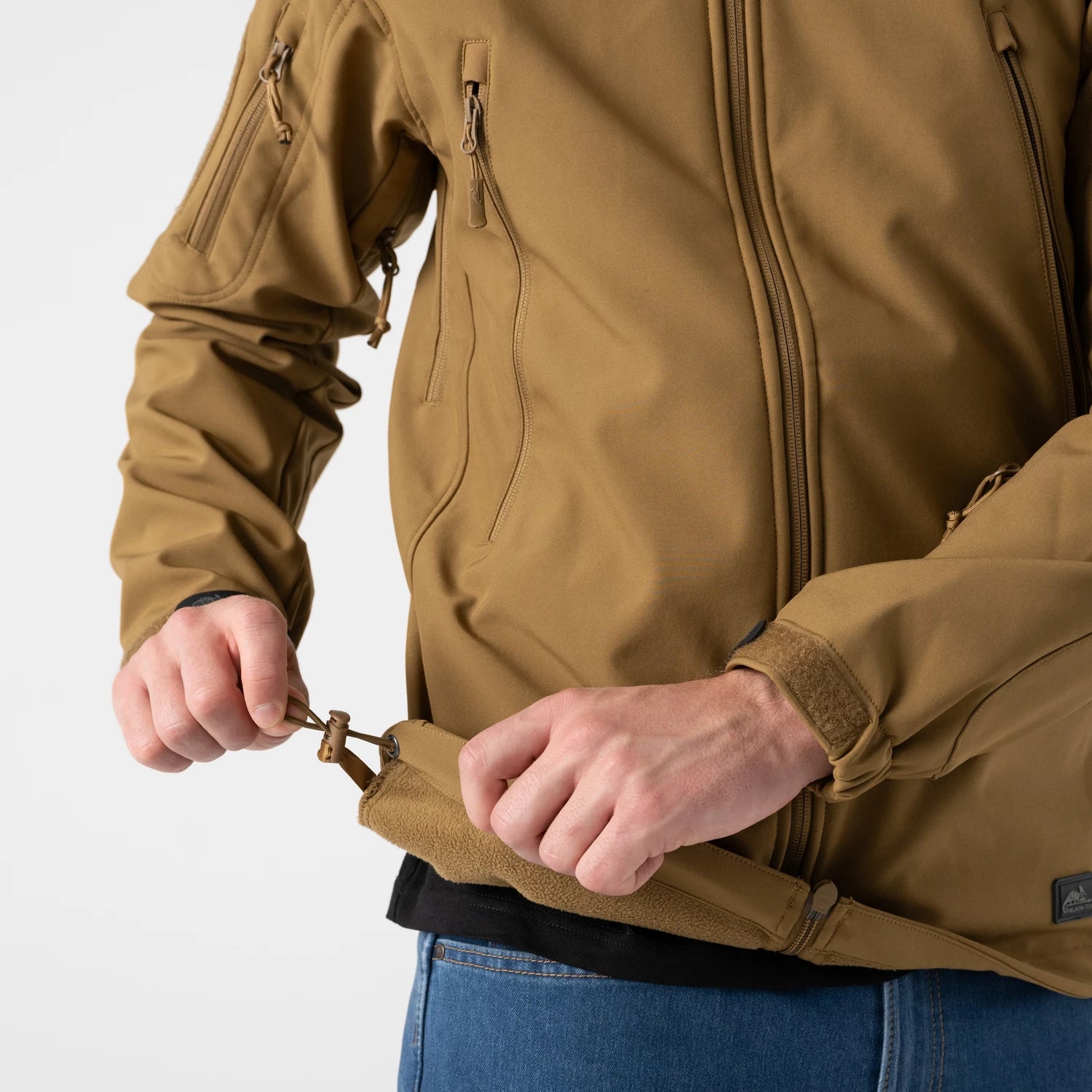 Helikon-Tex Gunfighter vode a vetruodolná bunda, Olive green – detail 4