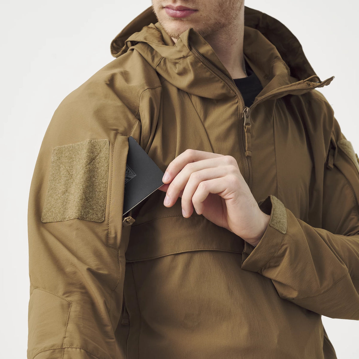 Helikon-Tex MISTRAL Soft Shell anorak bunda, Black – detail 4
