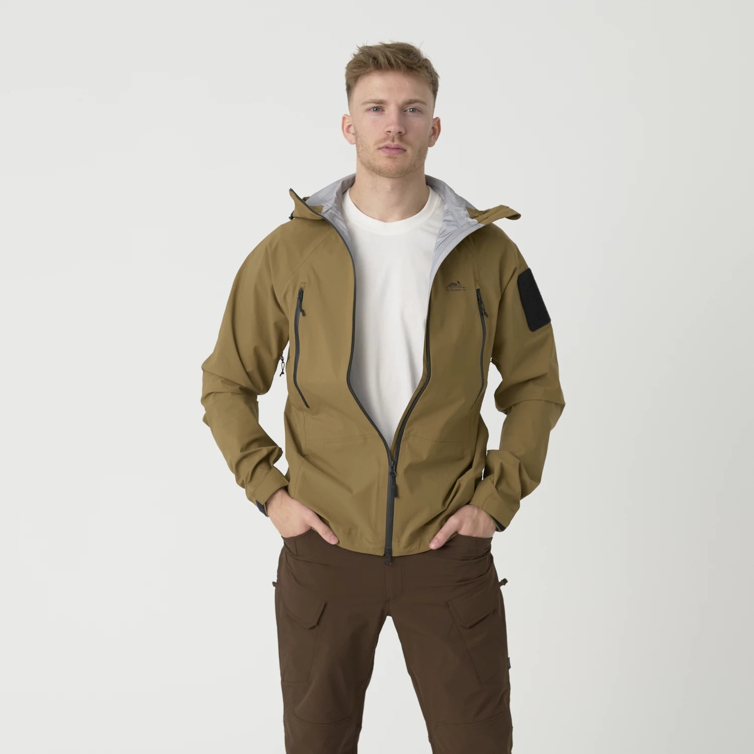 Helikon-Tex SQUALL Hardshell bunda TorrentStretch, Shadow Grey – detail 2