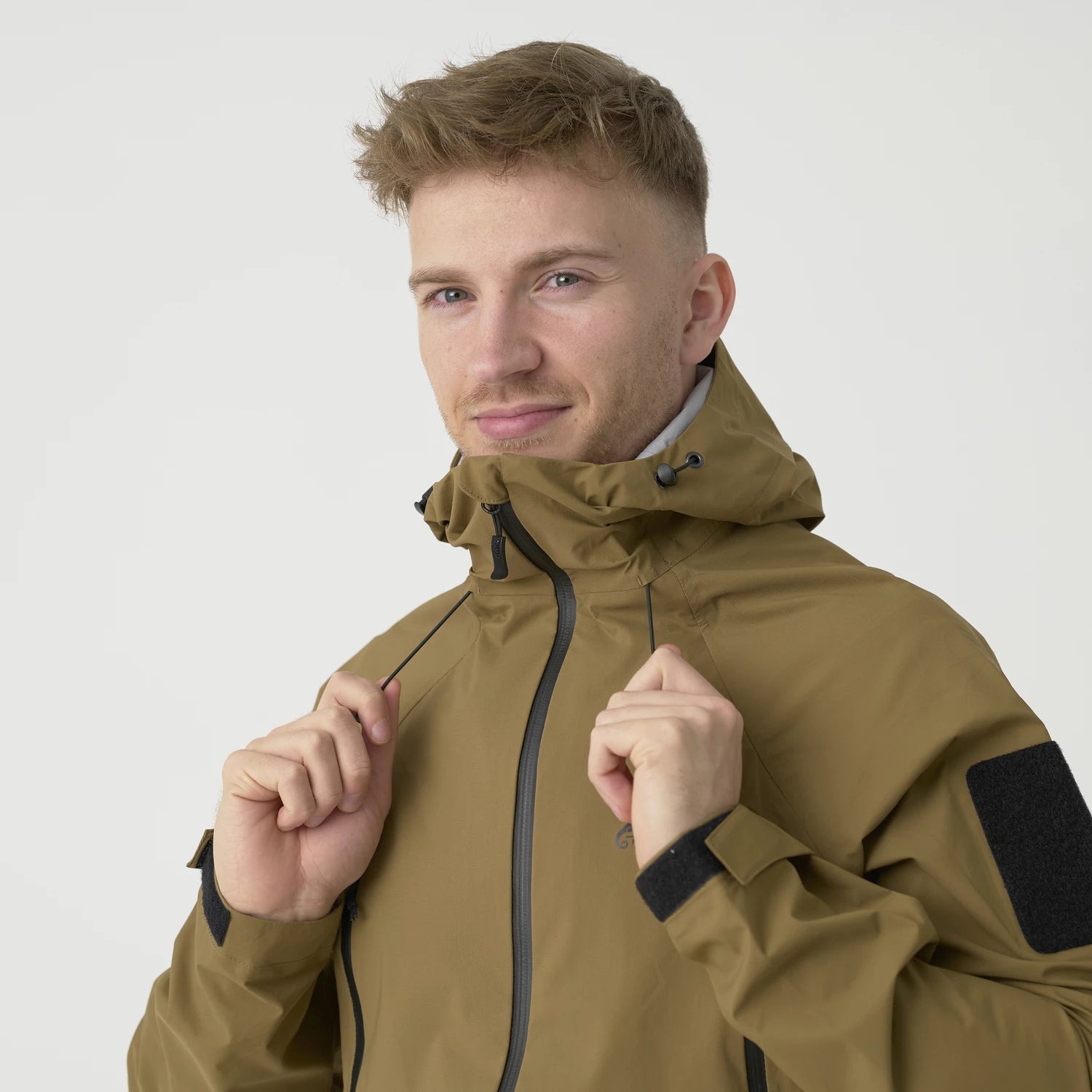 Helikon-Tex SQUALL Hardshell bunda TorrentStretch, Shadow Grey – detail 6