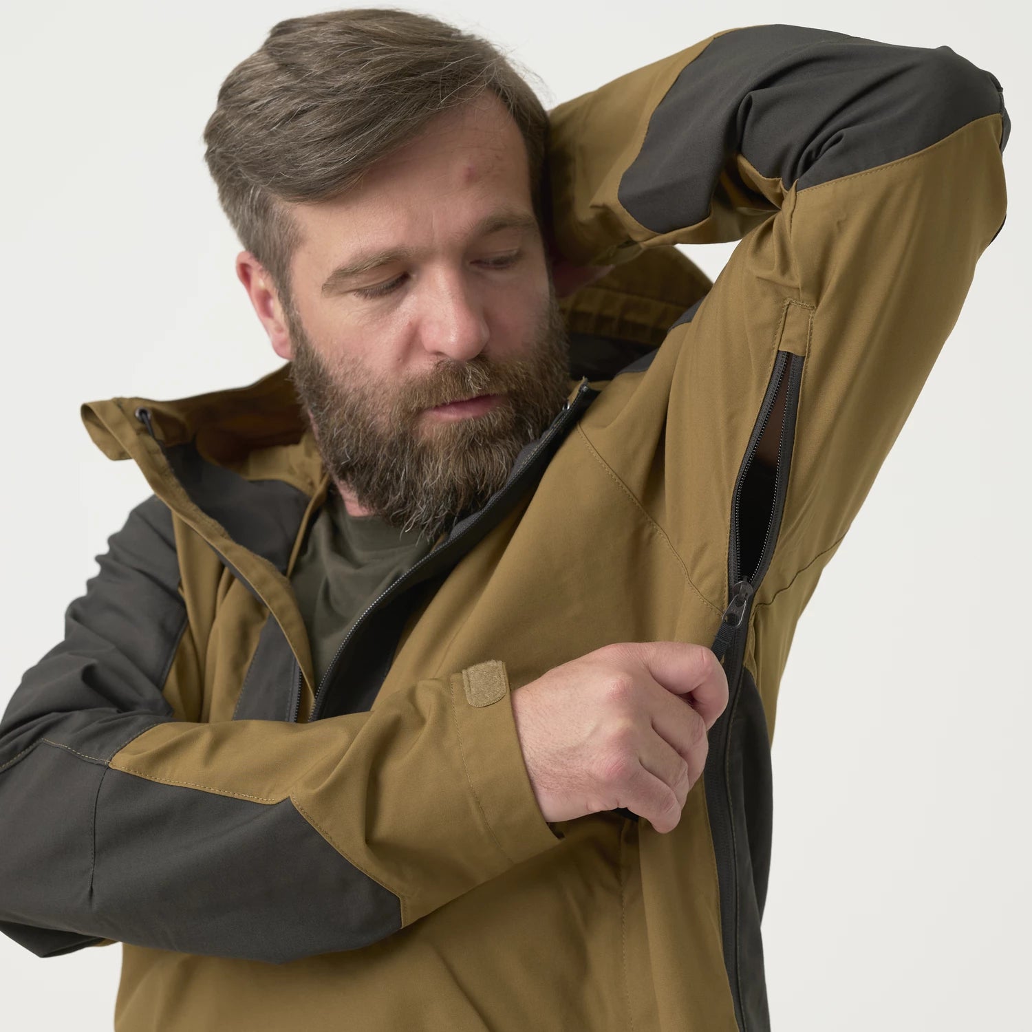 Helikon-Tex WOODSMAN Anorak bunda, Taiga green – detail 4