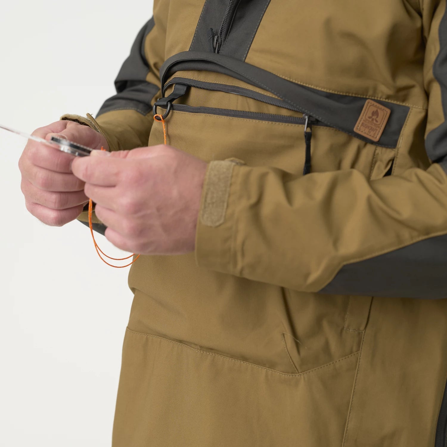 Helikon-Tex WOODSMAN Anorak bunda, Taiga green – detail 6