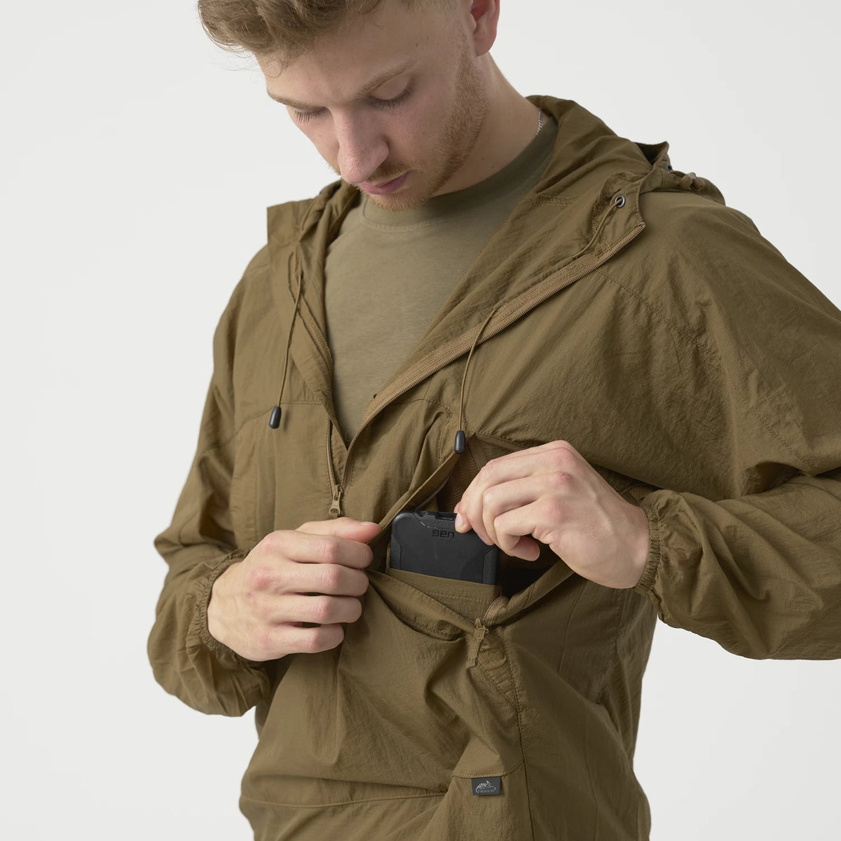 Helikon-Tex WINDRUNNER vetrovka WindPack Nylon, Tiger Stripe – detail 3