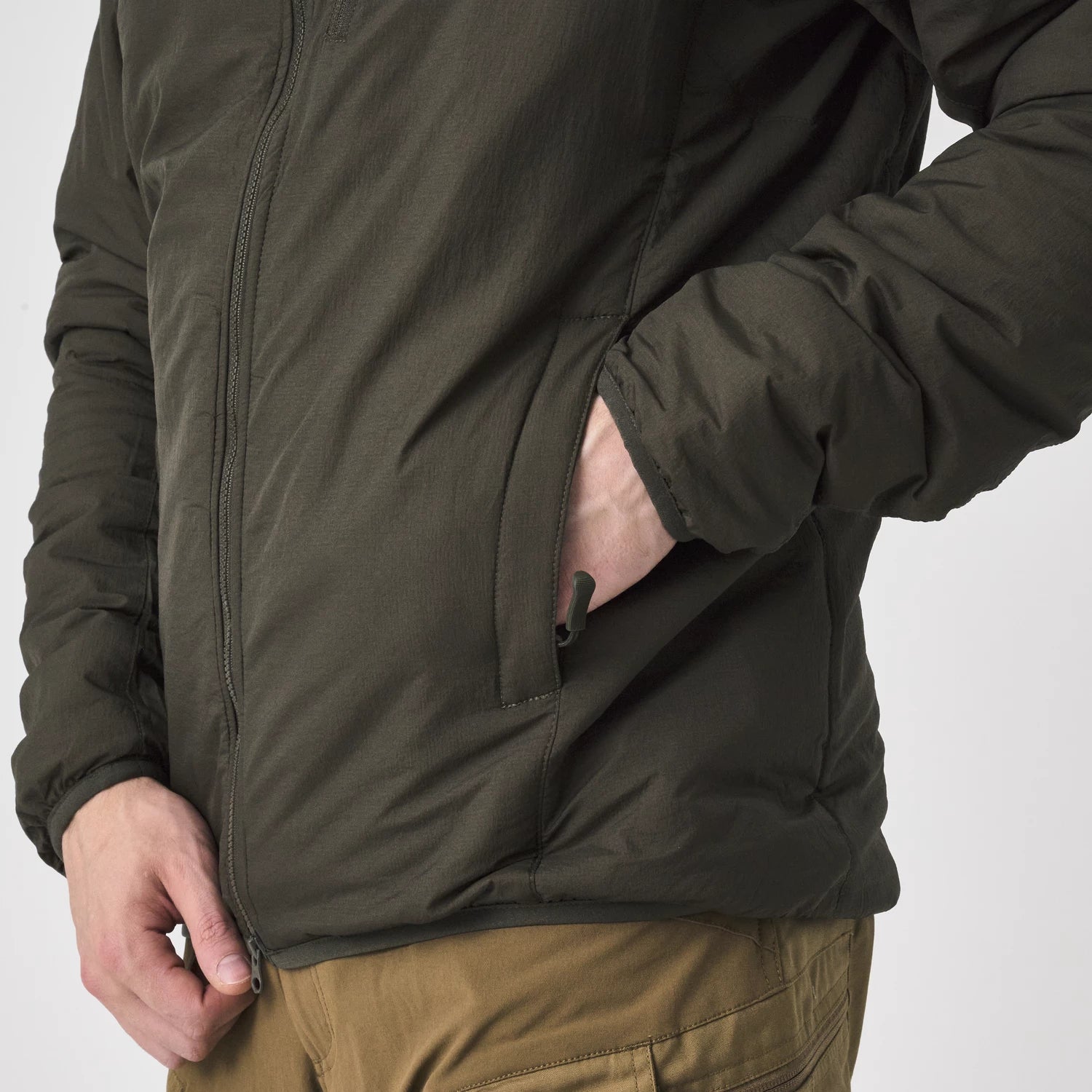 Helikon-Tex WOLFHOUND bunda s kapucňou Climashield Apex, PenCott WildWood™ – detail 4