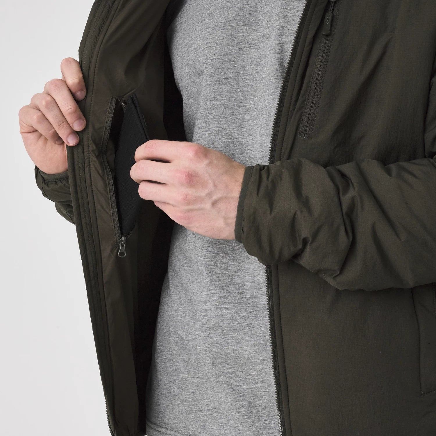 Helikon-Tex WOLFHOUND bunda s kapucňou Climashield Apex, PenCott WildWood™ – detail 5