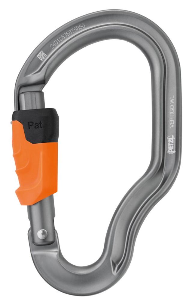 Petzl VERTIGO Καραμπίνα WIRE-LOCK με Ασφάλεια Κλειδώματος