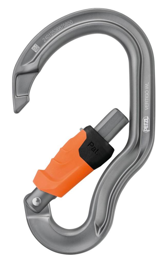 Petzl VERTIGO Καραμπίνα WIRE-LOCK με Ασφάλεια Κλειδώματος