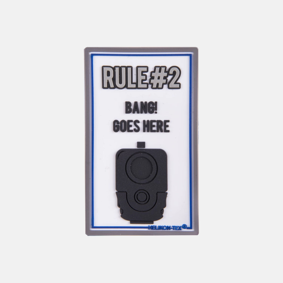Helikon-Tex "Rule#2" nášivka PVC, White – detail