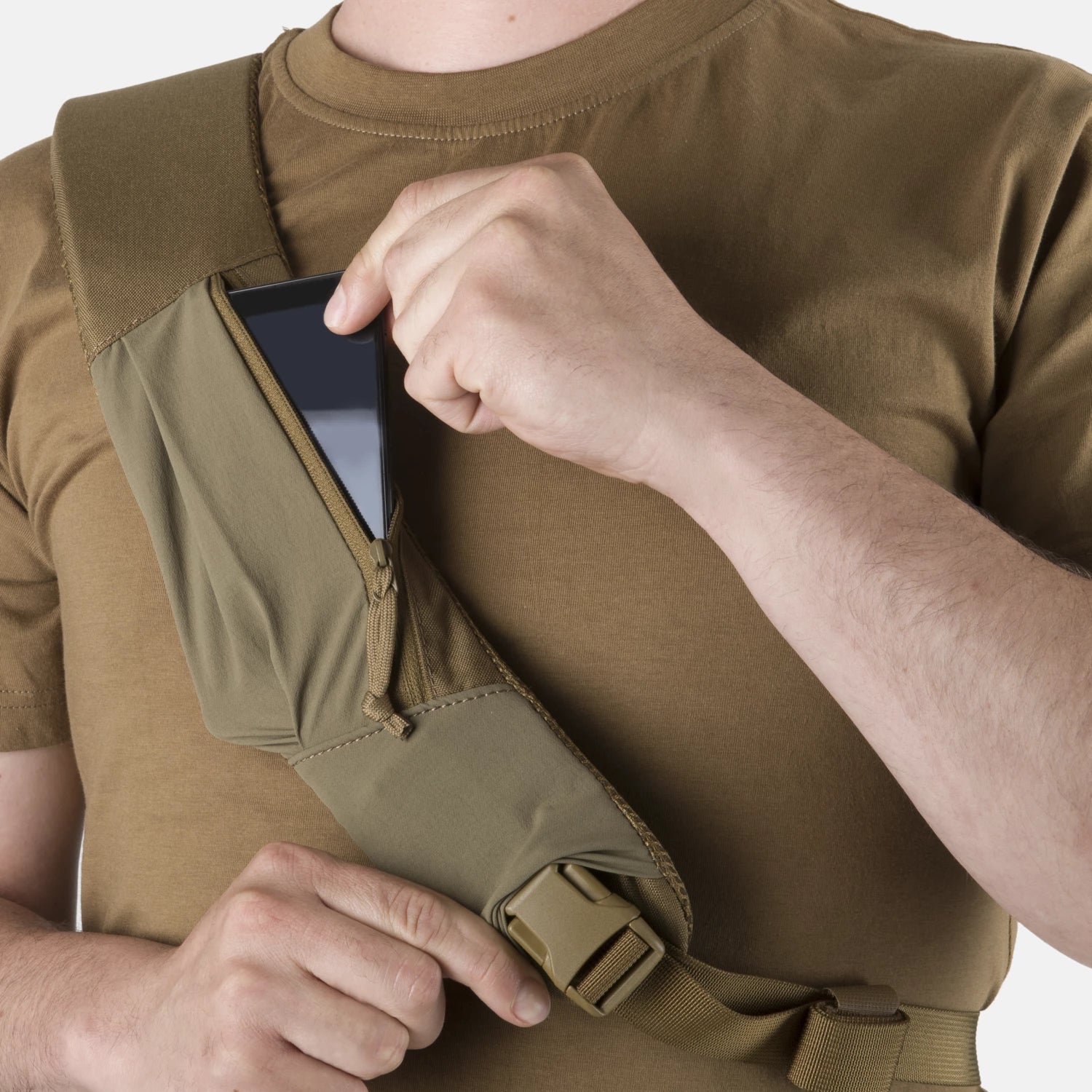Helikon-Tex EDC Sling batoh, čierny – detail 5