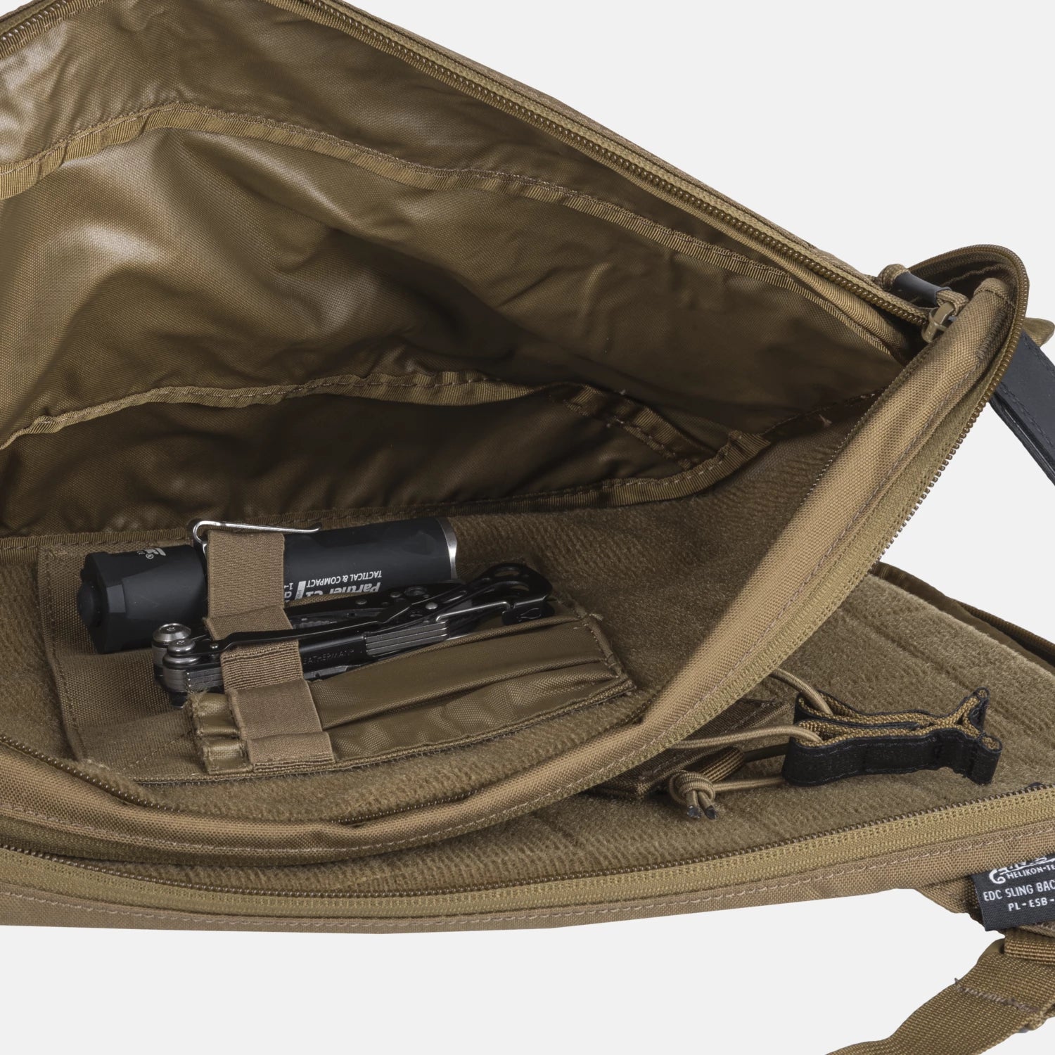 Helikon-Tex EDC Sling batoh, čierny – detail 6