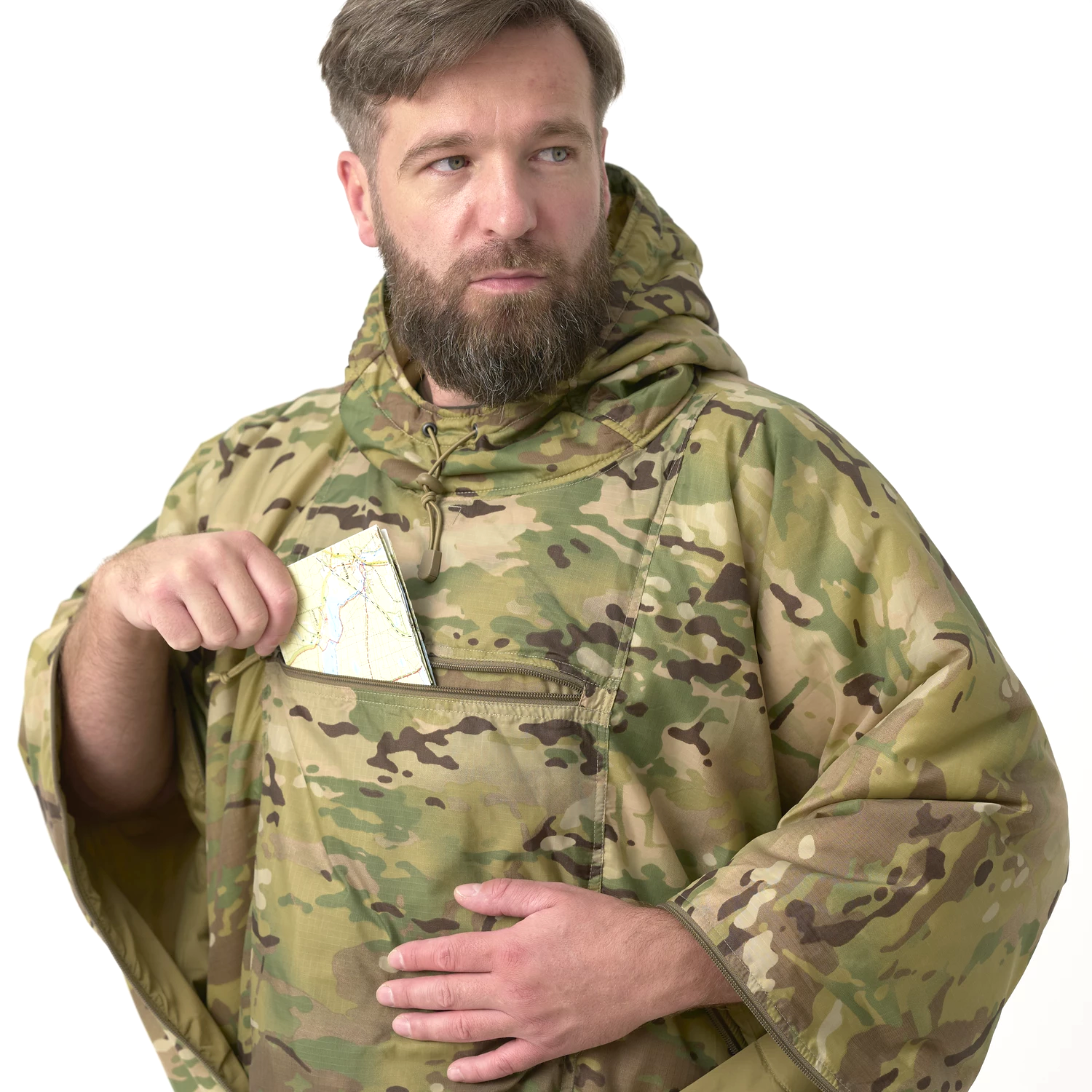 Helikon-Tex Swagman Roll pončo, MultiCam Black