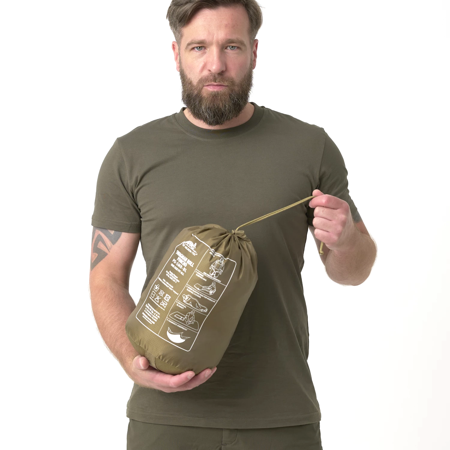 Helikon-Tex Swagman Roll pončo, MultiCam Black