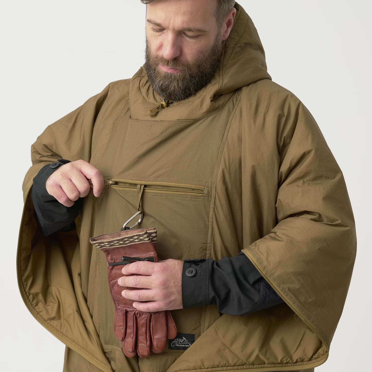 Helikon-Tex Swagman Roll pončo, Taiga green – detail 4