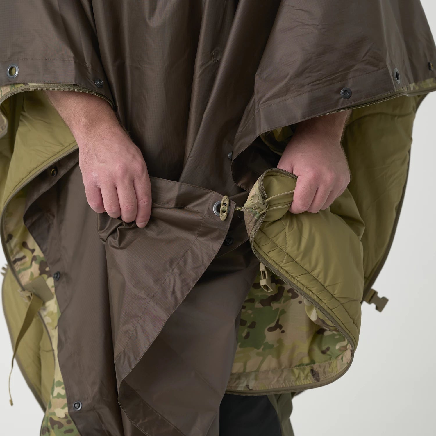 Helikon-Tex SWAGMAN ROLL Basic vložka do ponča, olivovo zelená – detail 6