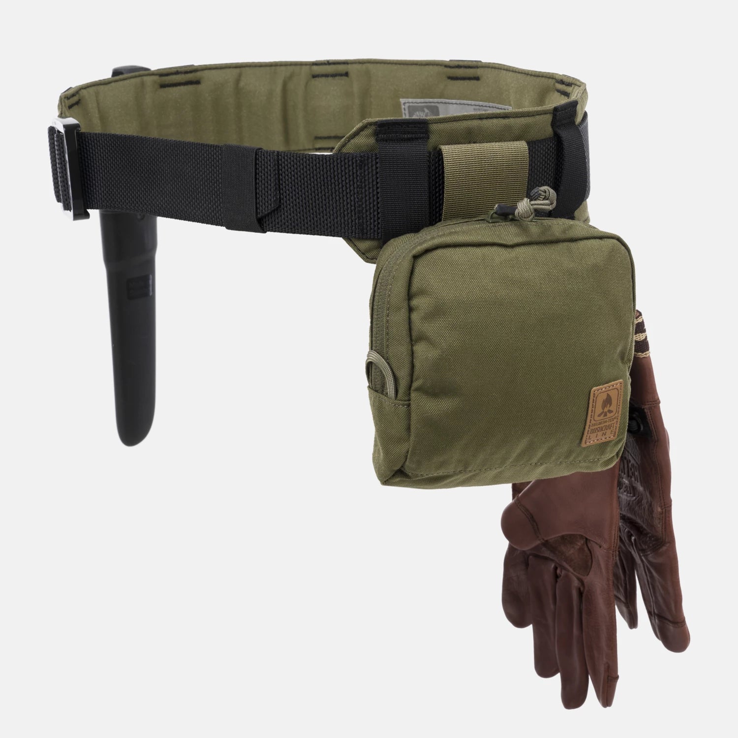 Helikon-Tex Forester Bushcraft opasok, olive green/black – detail 1