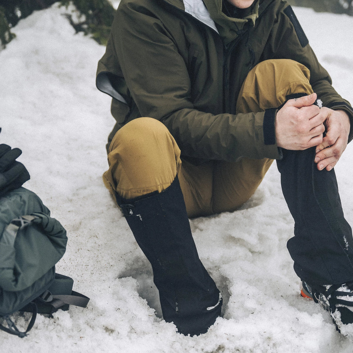 Helikon-Tex BLIZZARD nohavice StormStretch, PenCott WildWood – v použití 3