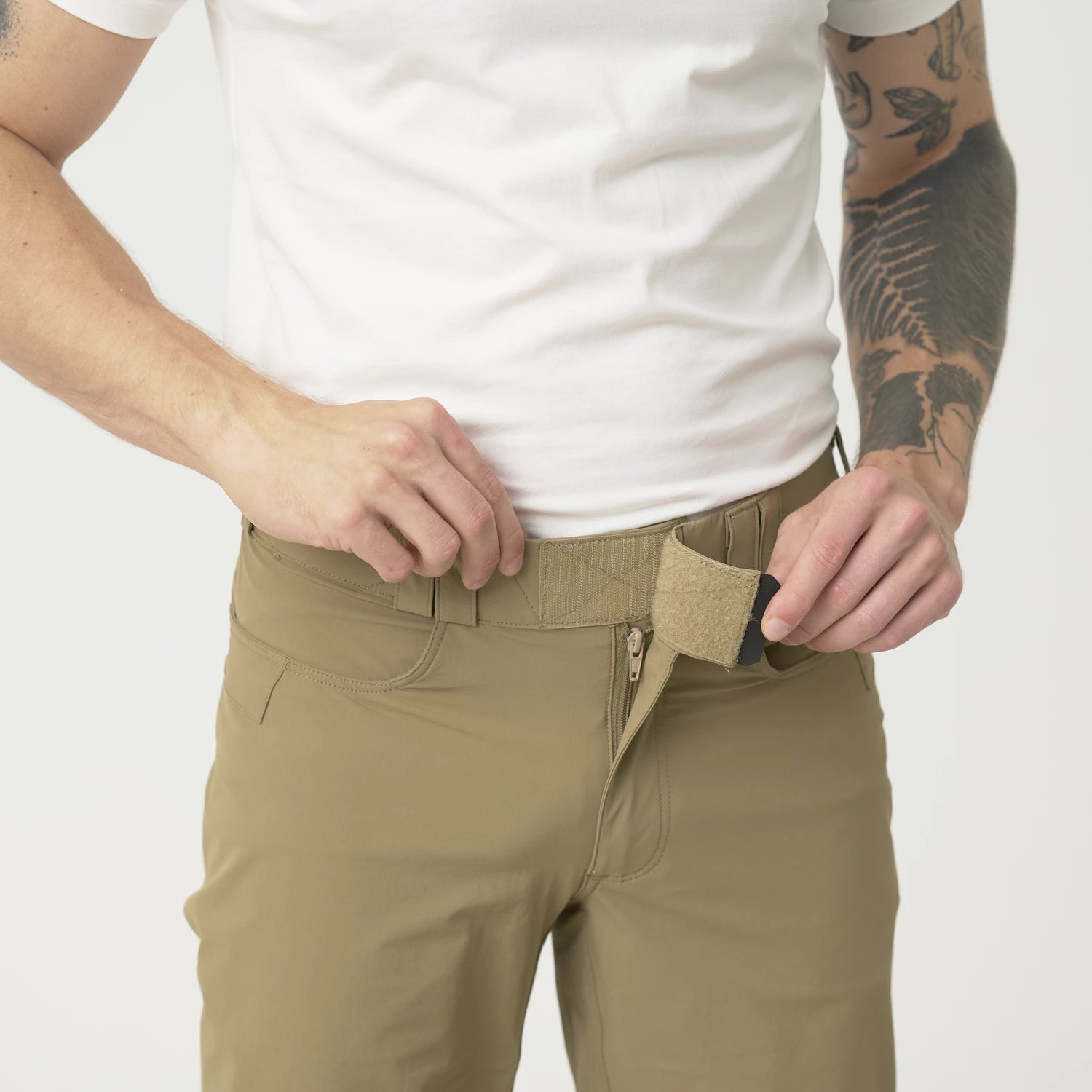 Helikon-Tex COVERT nohavice VersaStretch taktické Versa Stretch Lite, Khaki – detail 2