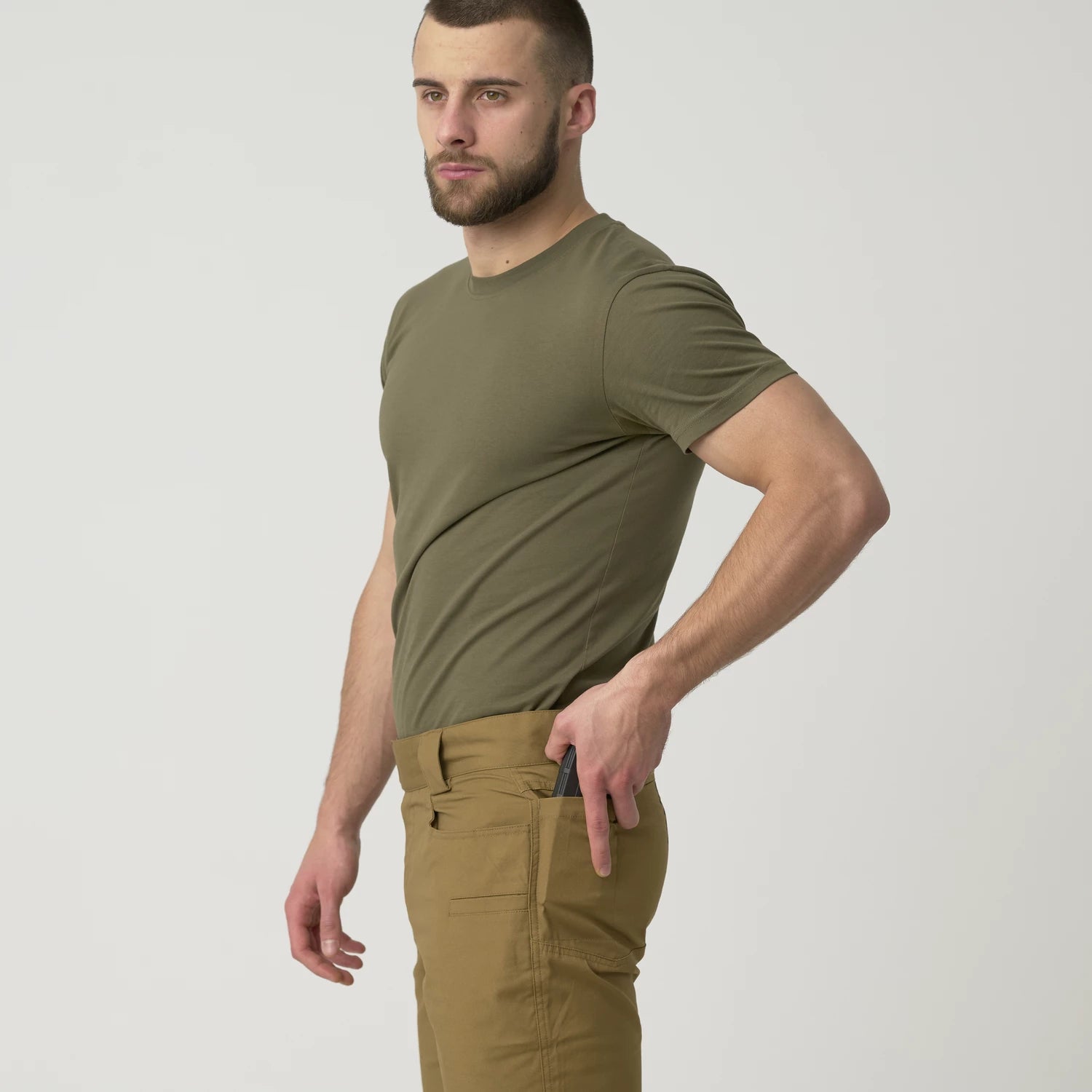 Helikon-Tex GREYMAN nohavice DuraCanvas taktické Dura Canvas, Black – detail 5