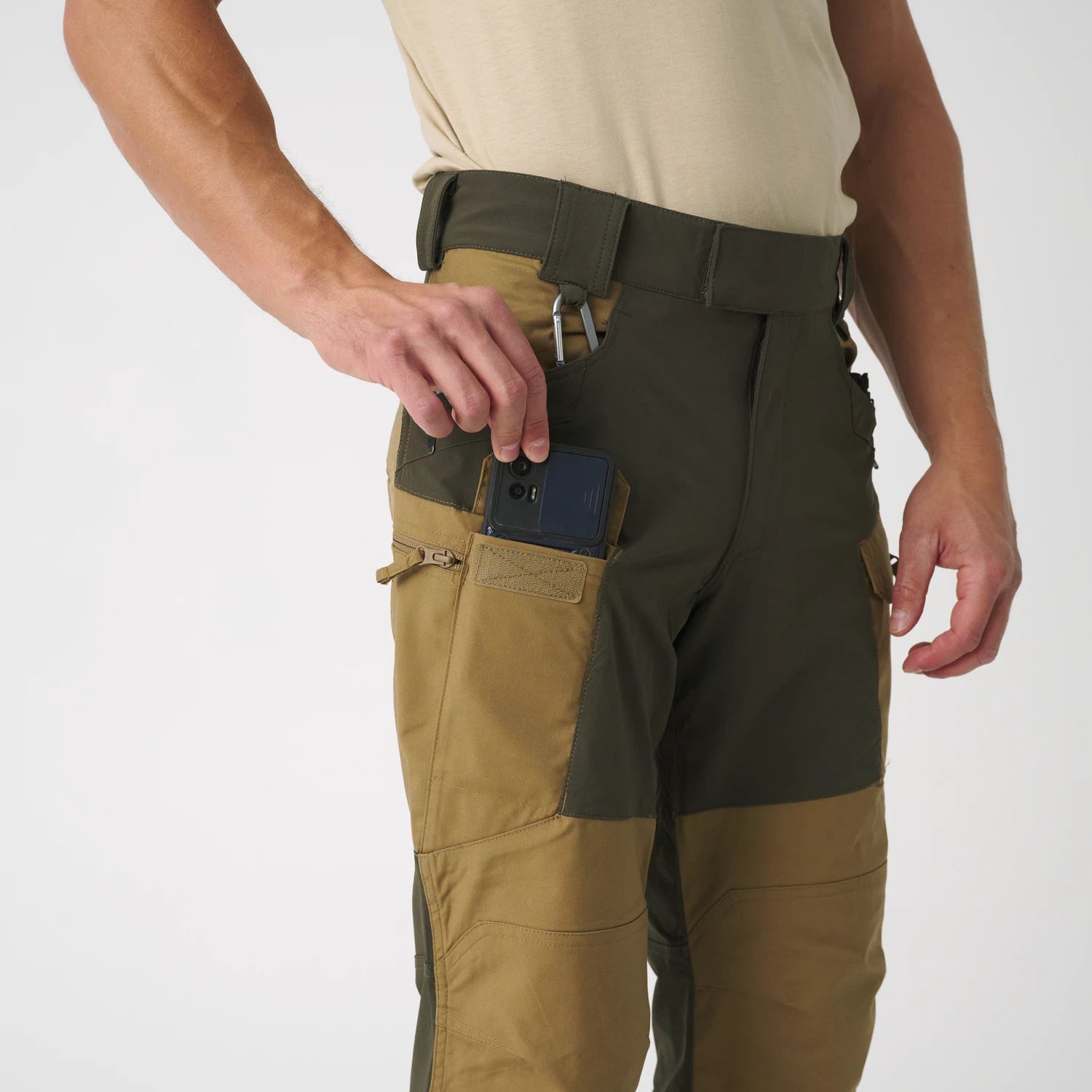 Helikon-Tex HYBRID OUTBACK nohavice Dura Canvas DuraCanvas, Black – detail 6