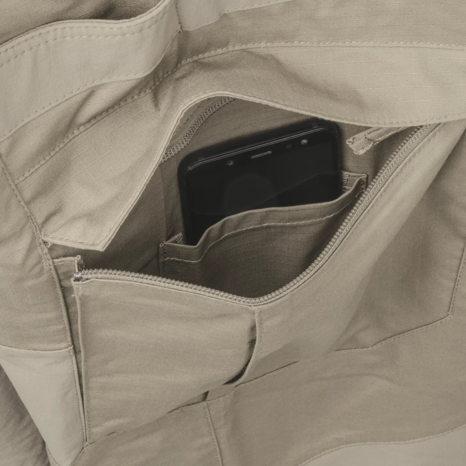 Helikon-Tex HYBRID TACTICAL nohavice PolyCotton Ripstop, Taiga Green – detail 5