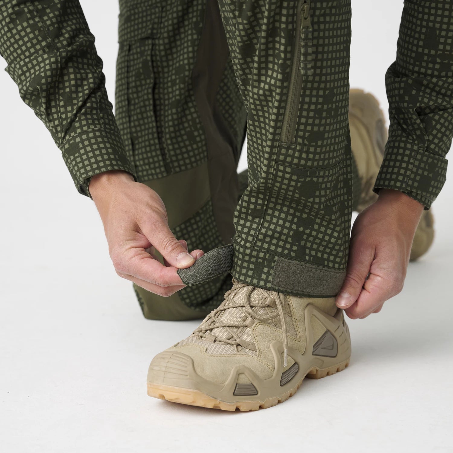 Helikon-Tex MCDU nohavice, Desert Night Camo / Olive Green – detail 5