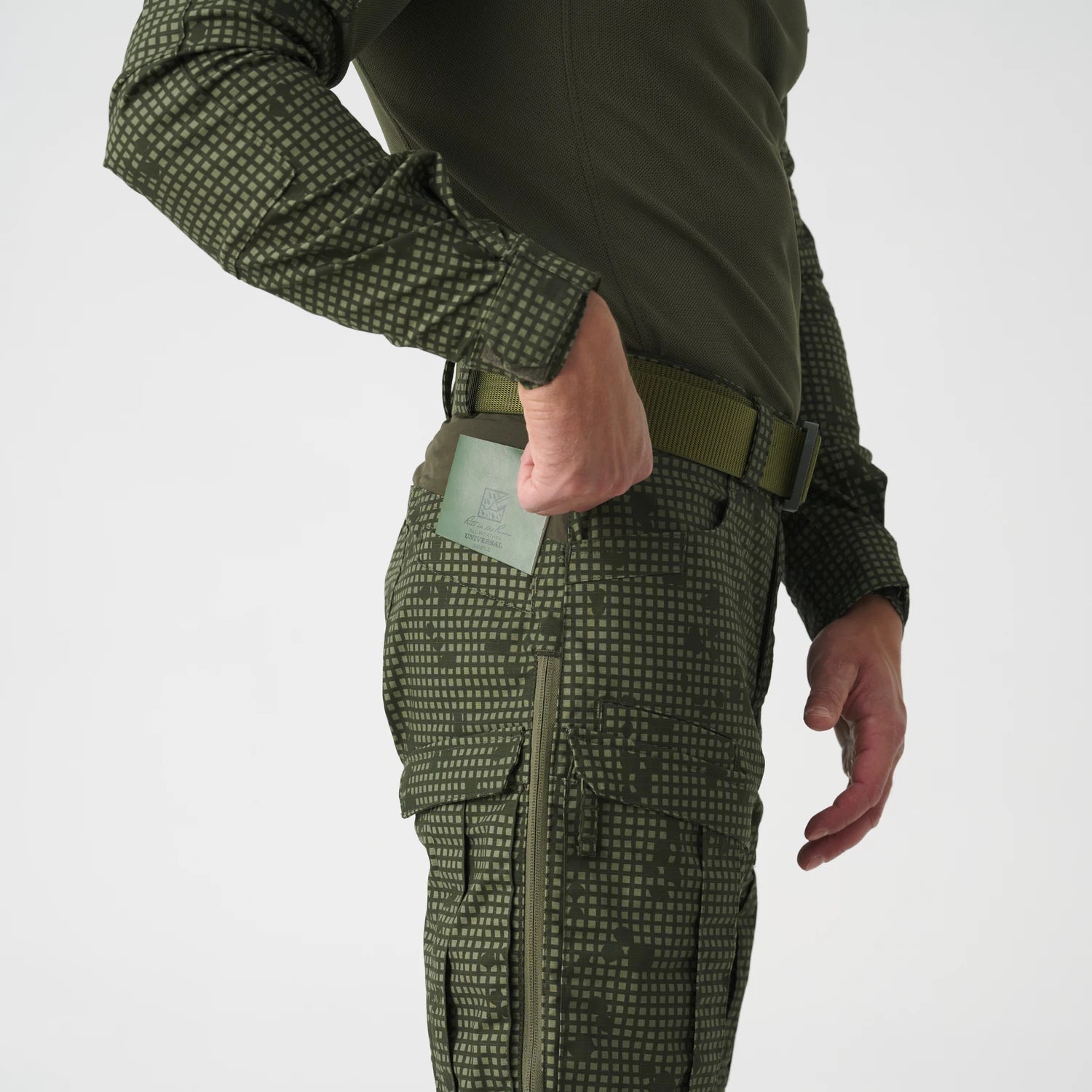 Helikon-Tex MCDU nohavice, Desert Night Camo / Olive Green – detail 6
