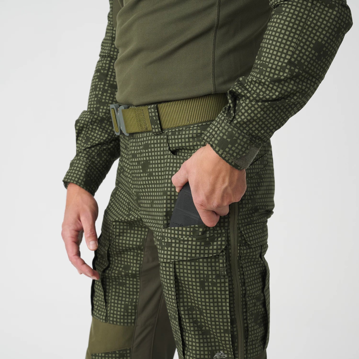 Helikon-Tex MCDU nohavice, Desert Night Camo / Olive Green – detail 7