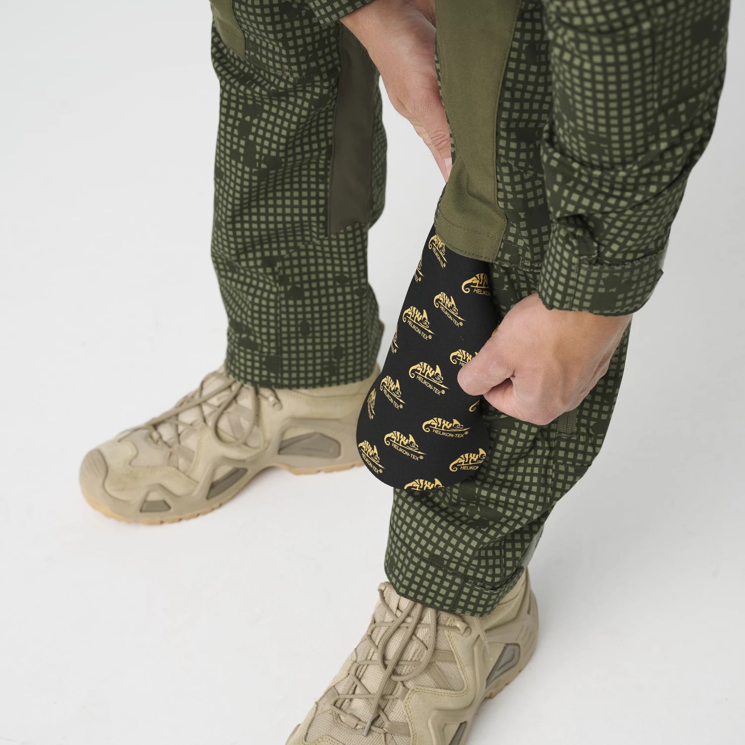 Helikon-Tex MCDU nohavice, Desert Night Camo / Olive Green – detail 10