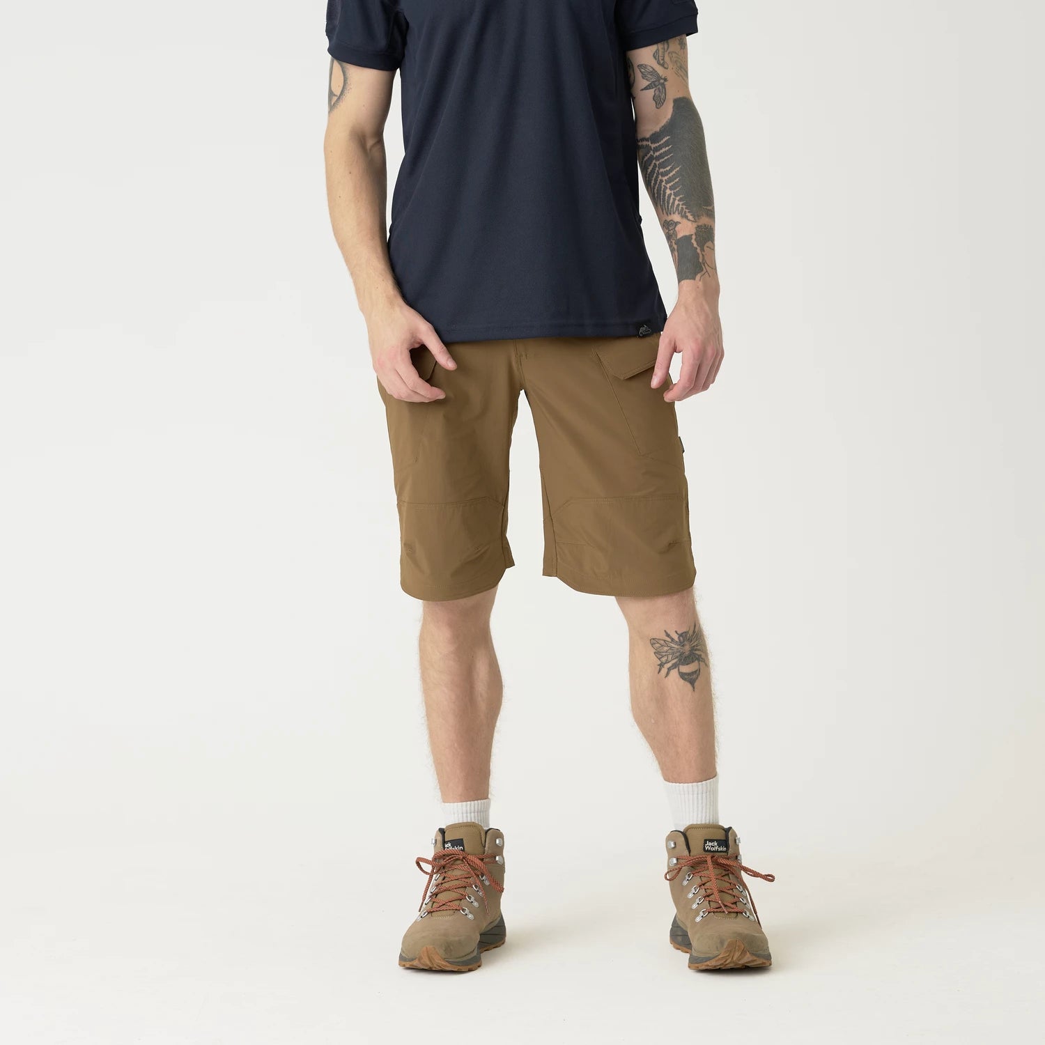 Helikon-Tex OTS 11" šortky taktické outdoorové VersaStretch Lite, Black – detail 1